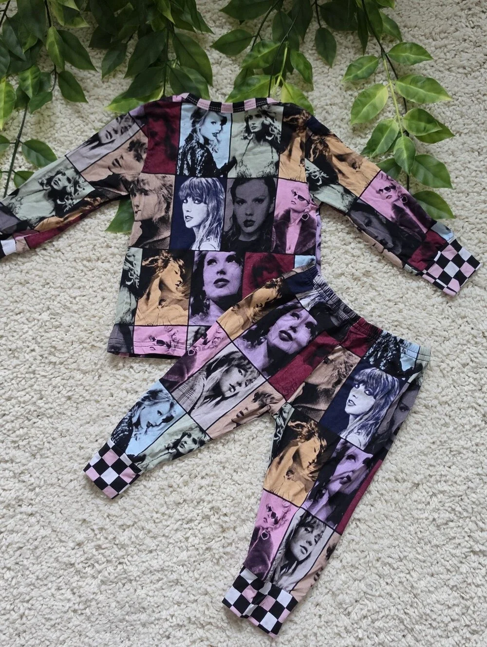 Unisex Baby Taylor Swift Patchwork Outfit (3-6 Months)